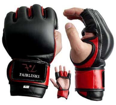 MMA Gloves Grappling Leather Gloves